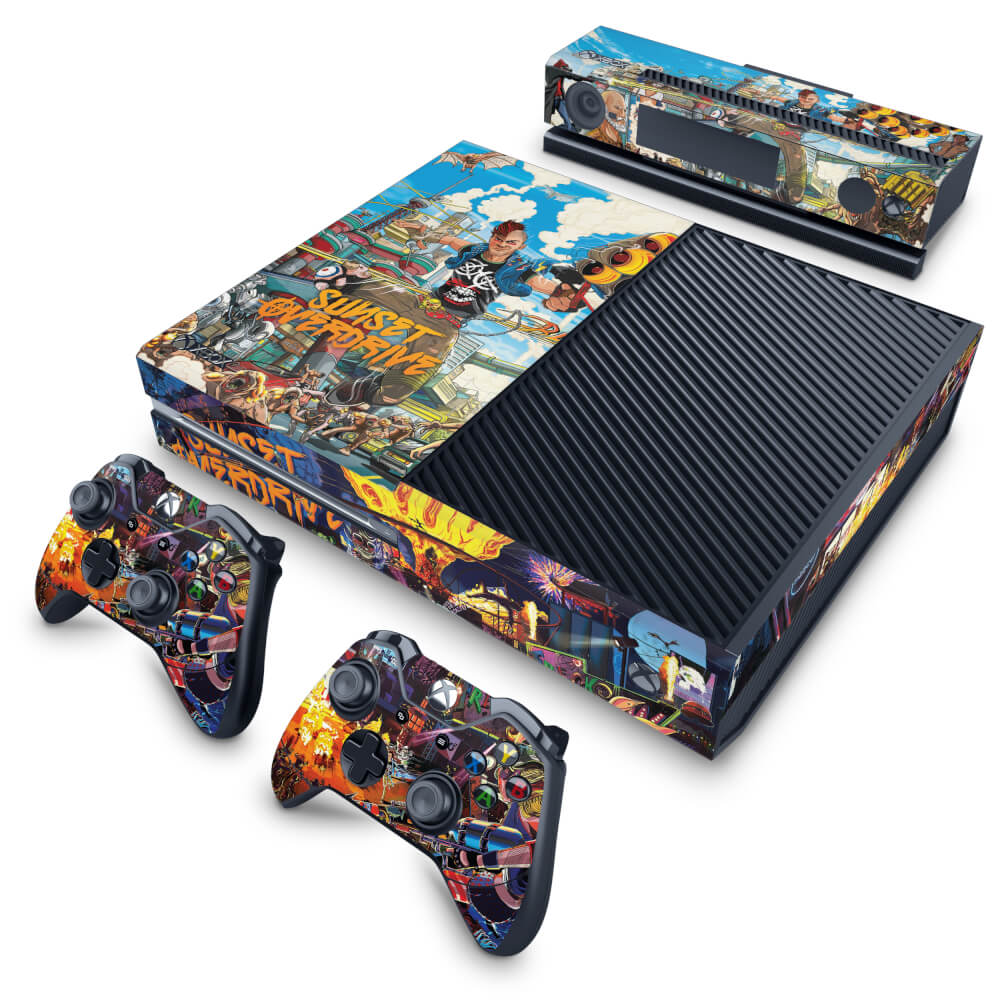 Skin Anti-Rage Xbox One Fat - Sunset Overdrive
