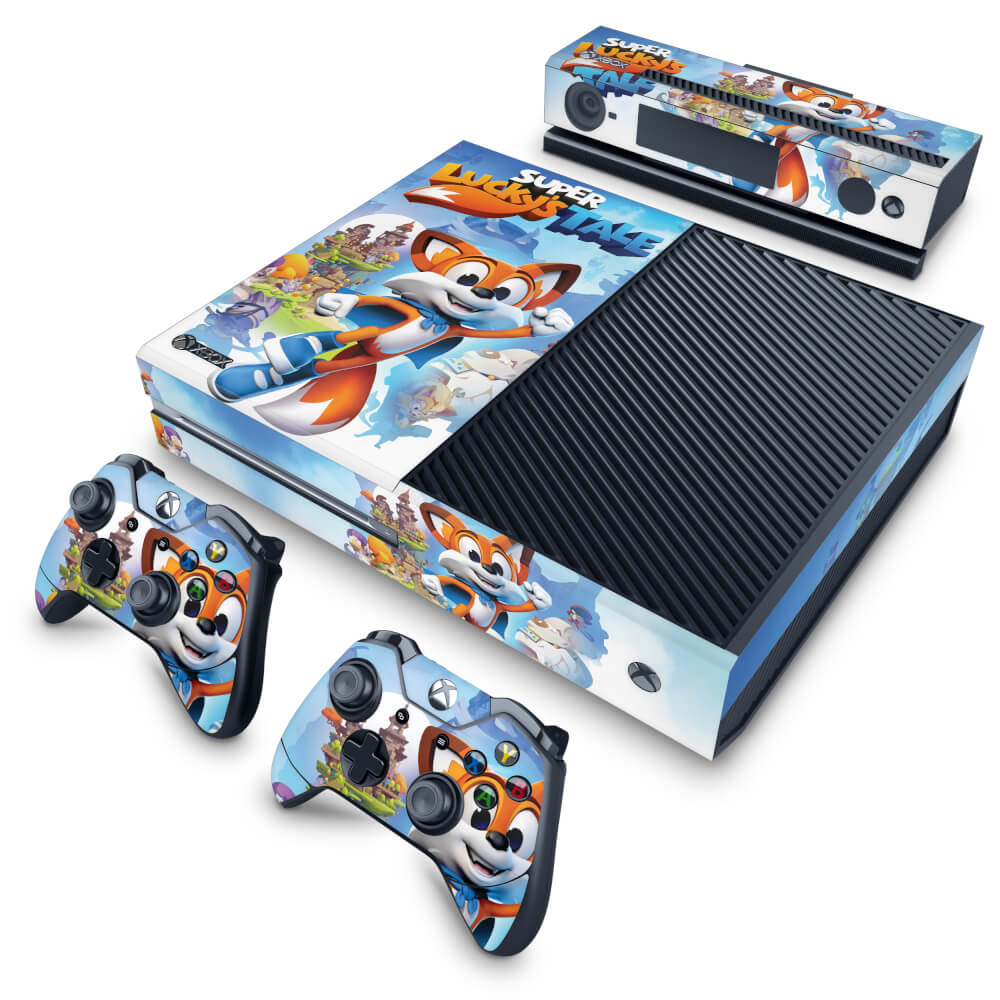 Skin Anti-Rage Xbox One Fat - Super Lucky's Tale