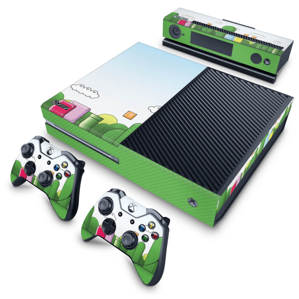 Skin Anti-Rage Xbox One Fat - Super Mario