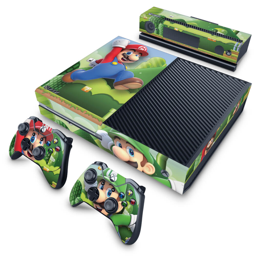 Skin Anti-Rage Xbox One Fat - Super Mario Bros