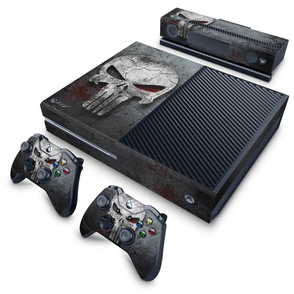 Skin Anti-Rage Xbox One Fat - The Punisher Justiceiro #b