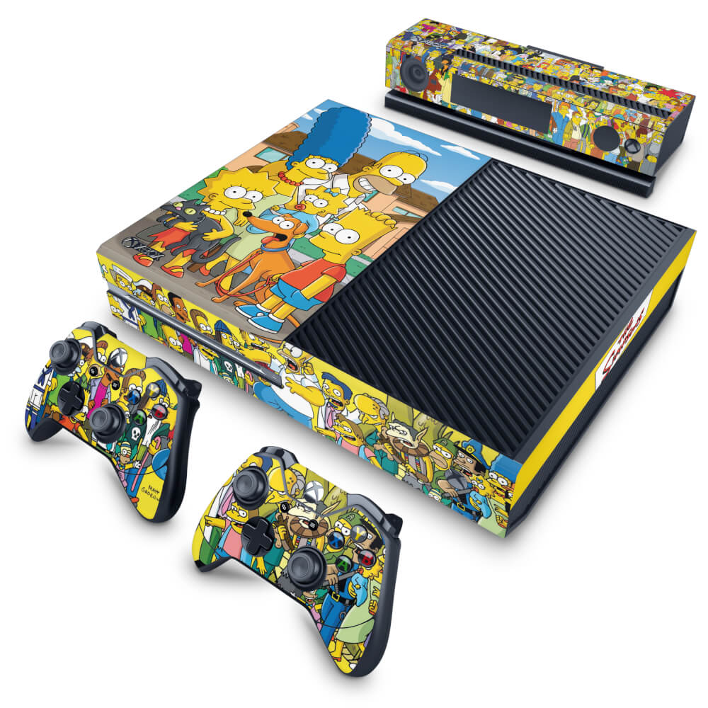 Skin Anti-Rage Xbox One Fat - The Simpsons