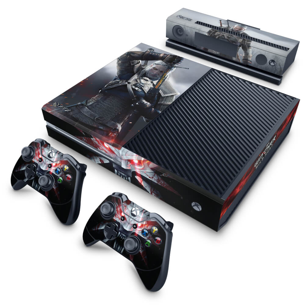 Skin Anti-Rage Xbox One Fat - The Witcher 3 #A