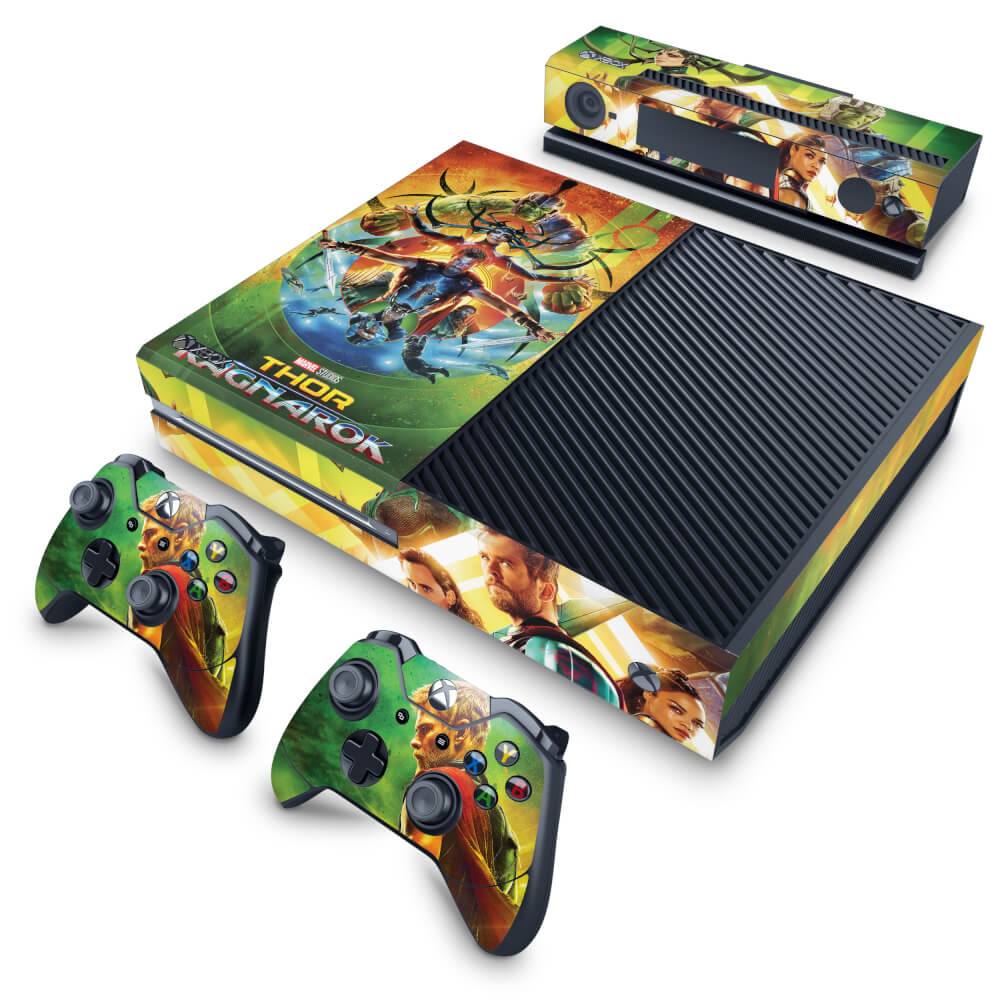 Skin Anti-Rage Xbox One Fat - Thor Ragnarok