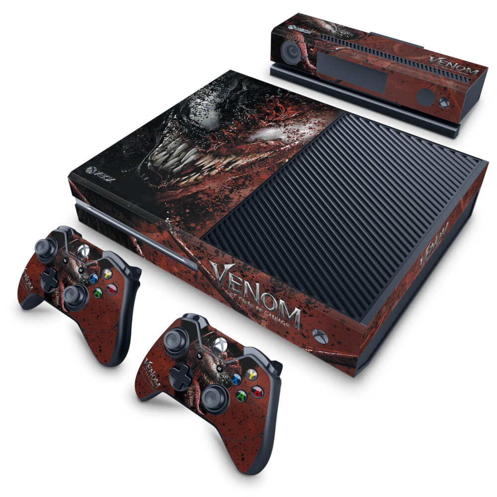 Skin Anti-Rage Xbox One Fat - Venom Tempo de Carnificina