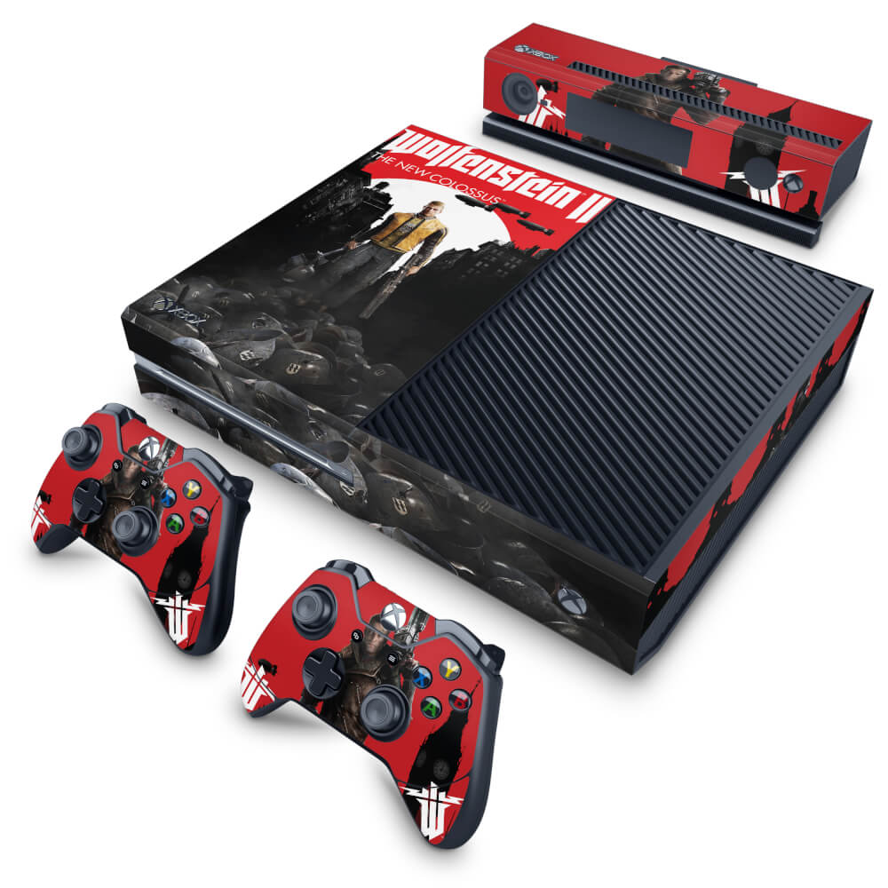 Skin Anti-Rage Xbox One Fat - Wolfenstein 2 New Order