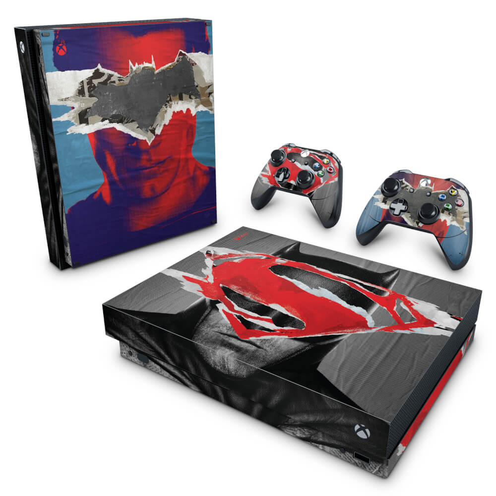 Skin Anti-Rage Xbox One X - Batman Vs Superman