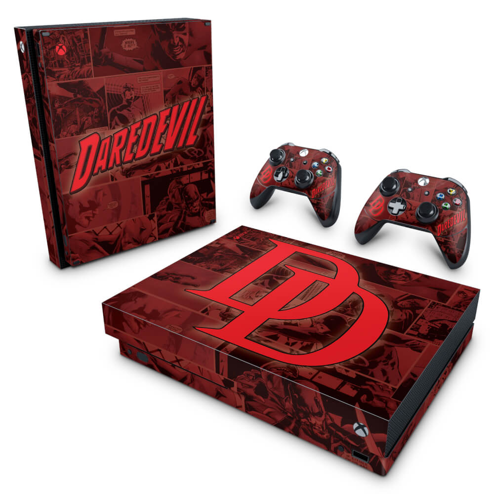 Skin Anti-Rage Xbox One X - Daredevil Demolidor Comics