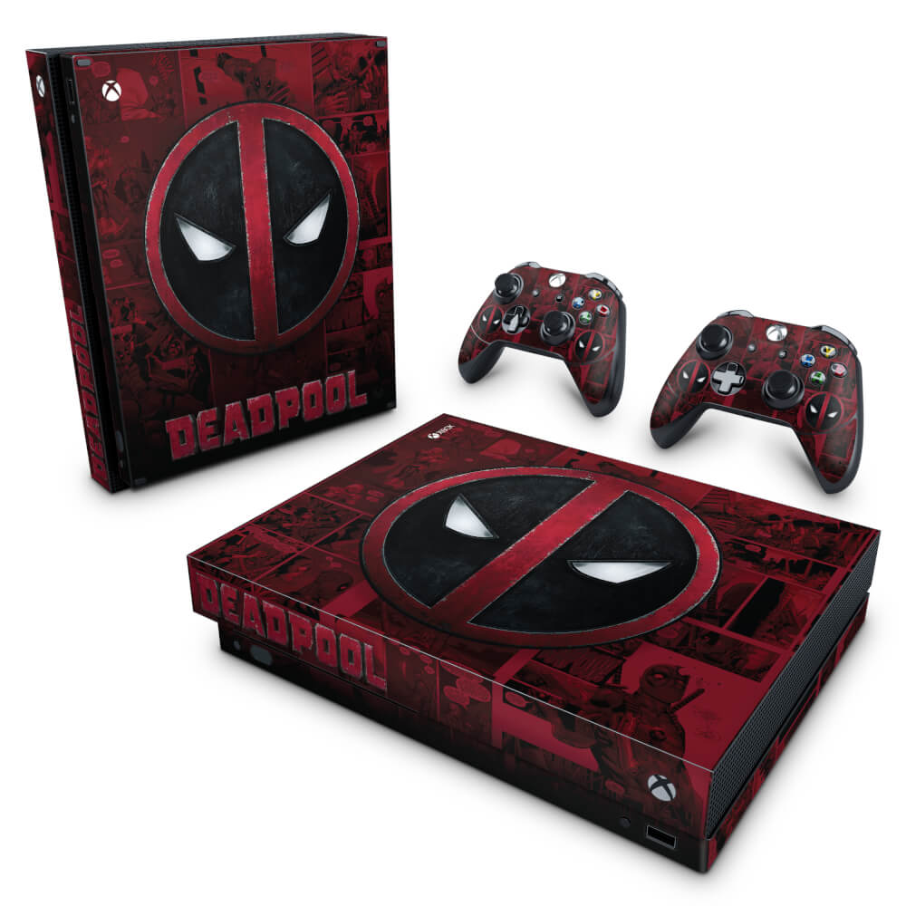 Skin Anti-Rage Xbox One X - Deadpool Comics