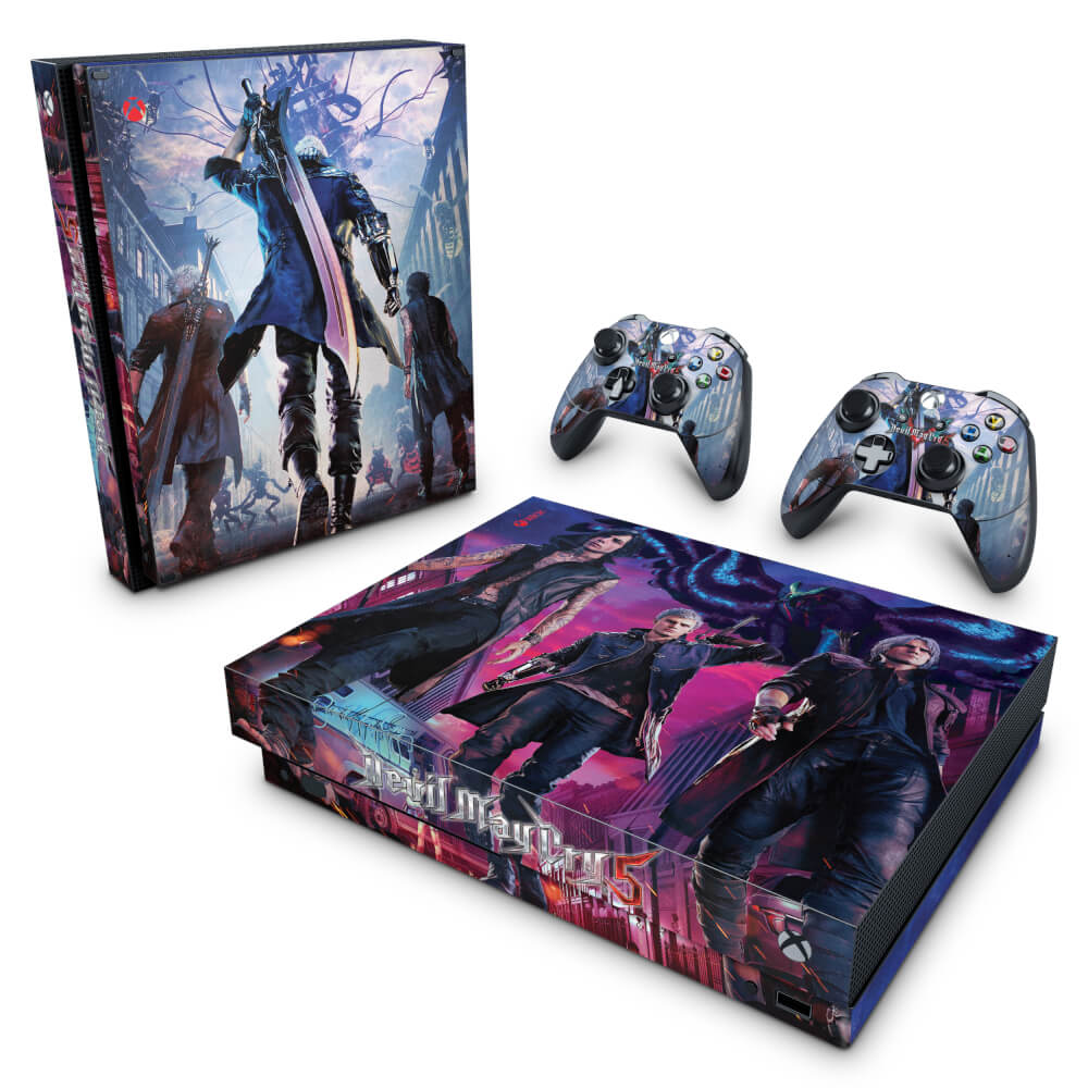 Skin Anti-Rage Xbox One X - Devil May Cry 5