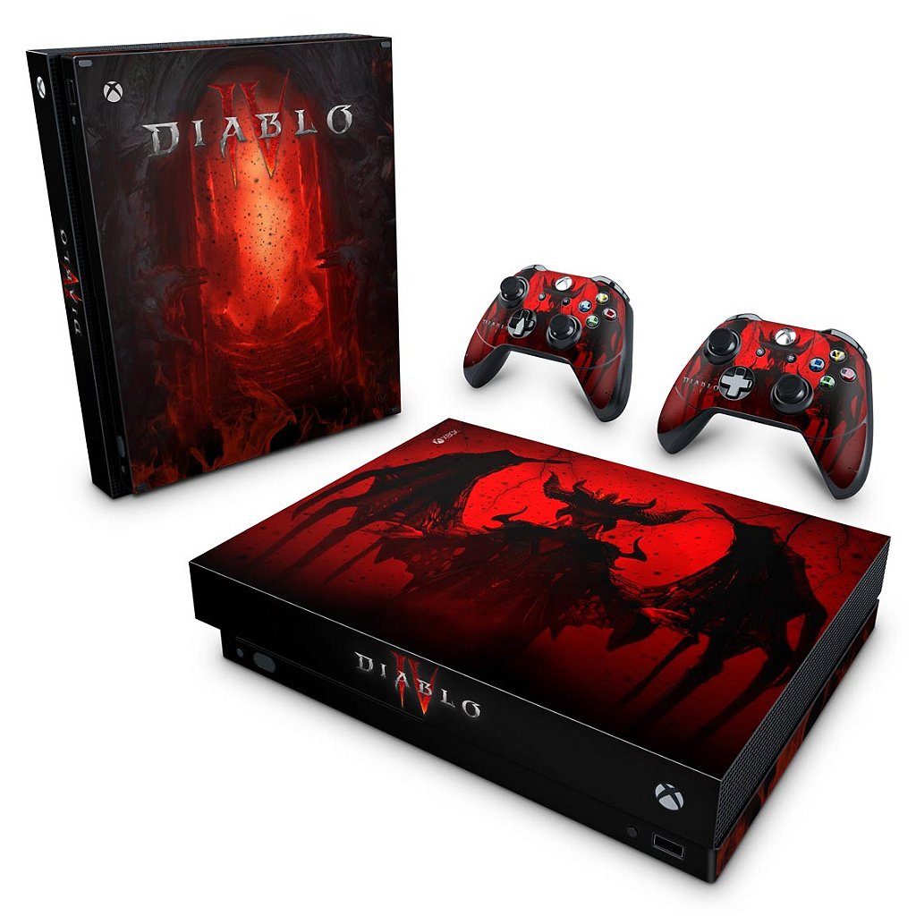 Skin Anti-Rage Xbox One X - Diablo IV 4
