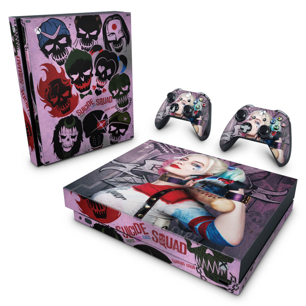 Skin Anti-Rage Xbox One X - Esquadrão Suicida #C