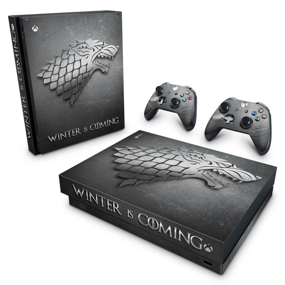 Skin Anti-Rage Xbox One X - Game Of Thrones Stark