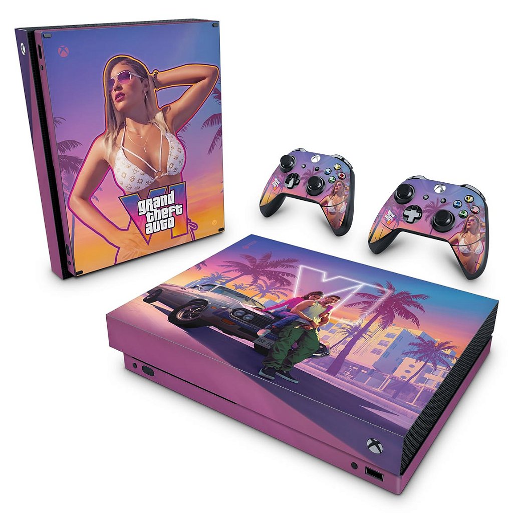 Skin Anti-Rage Xbox One X - GTA 6 VI