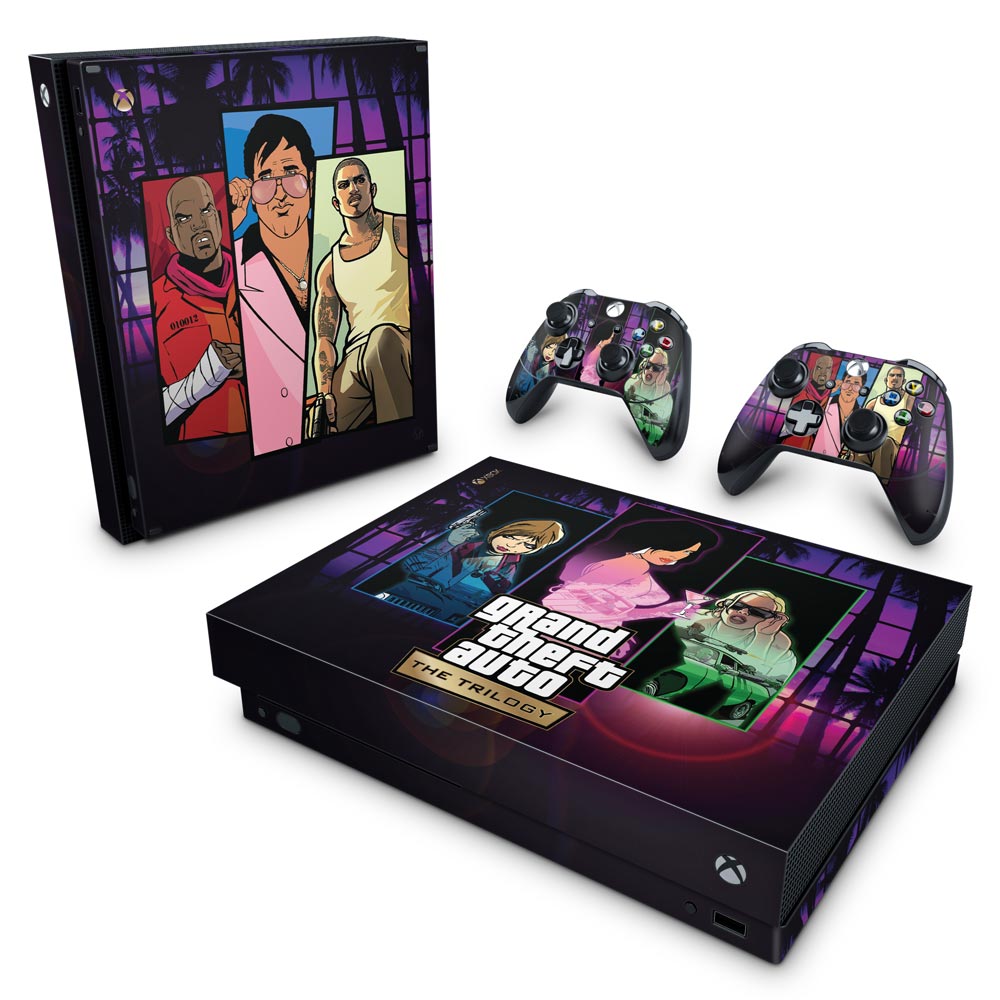 Skin Anti-Rage Xbox One X - GTA The Trilogy