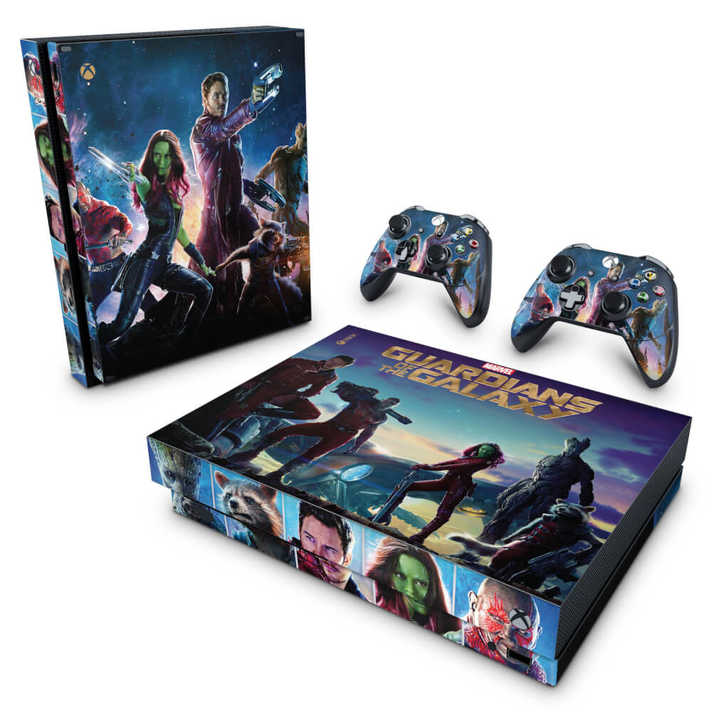 Skin Anti-Rage Xbox One X - Guardiões da Galaxia