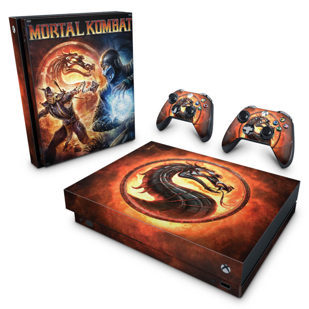 Skin Anti-Rage Xbox One X - Mortal Kombat