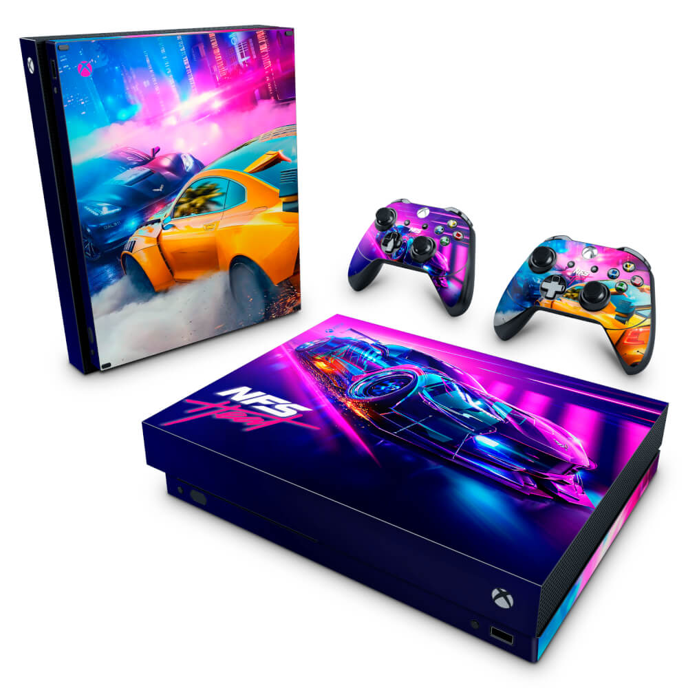 Skin Anti-Rage Xbox One X - Need For Speed Heat