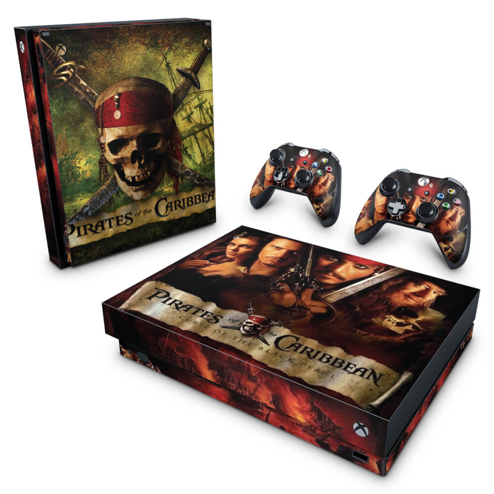 Skin Anti-Rage Xbox One X - Piratas do Caribe
