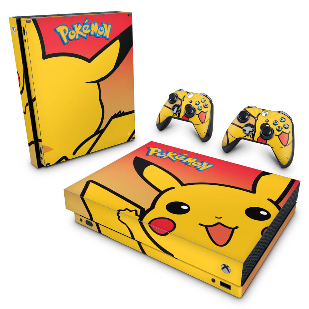 Skin Anti-Rage Xbox One X - Pokemon Pikachu