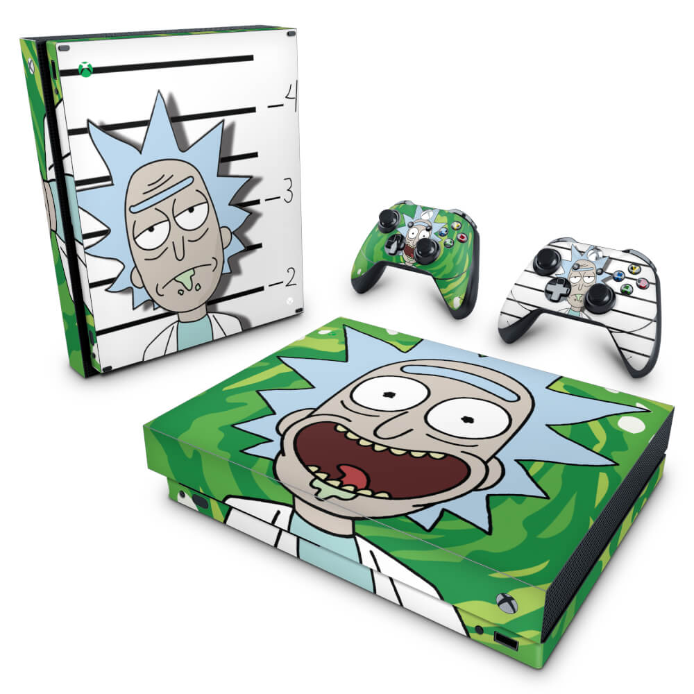 Skin Anti-Rage Xbox One X - Rick Rick and Morty