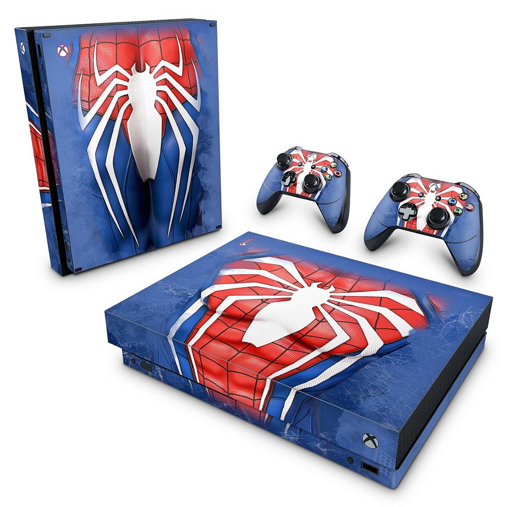 Skin Anti-Rage Xbox One X - Spider-Man Homem Aranha 2