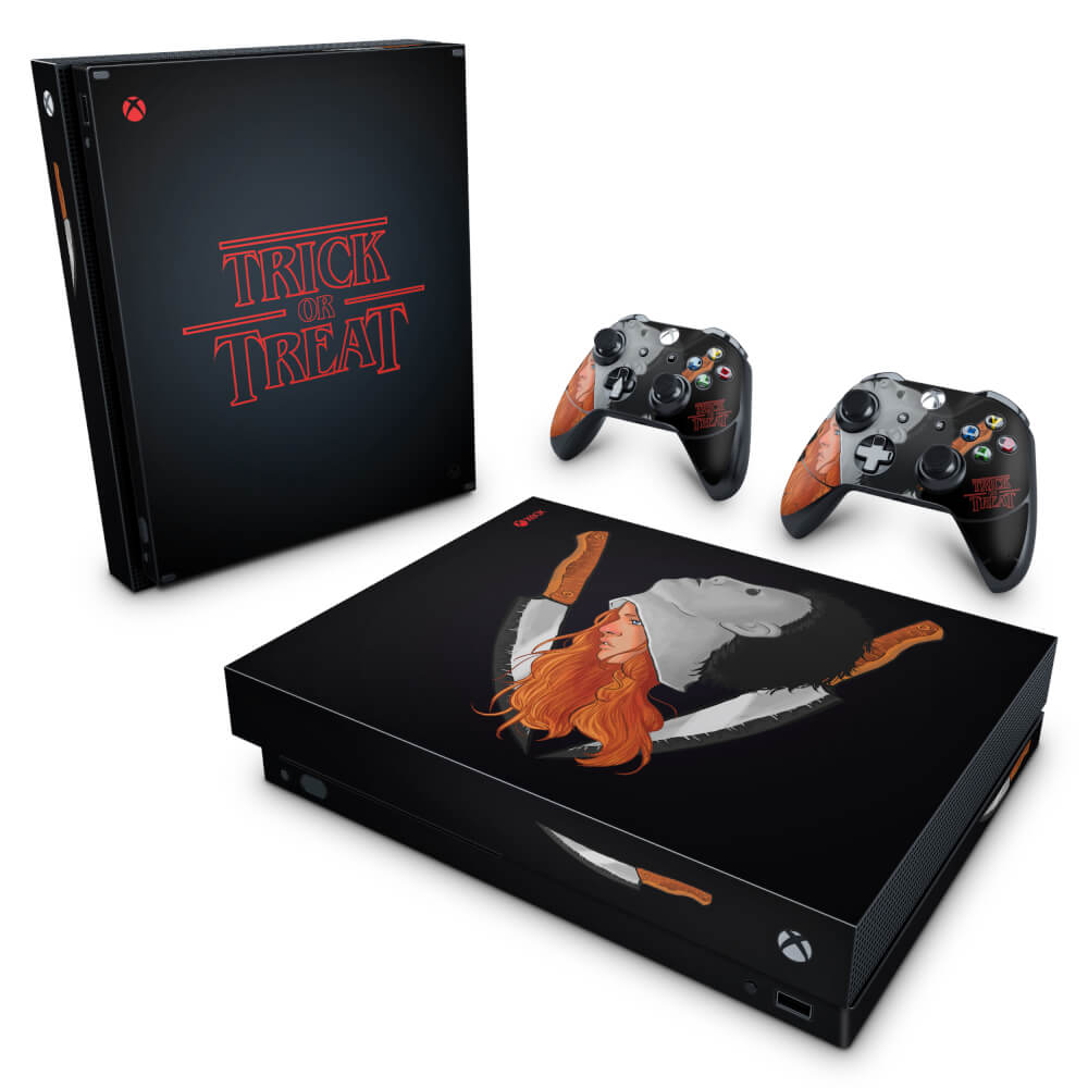 Skin Anti-Rage Xbox One X - Stranger Things Max