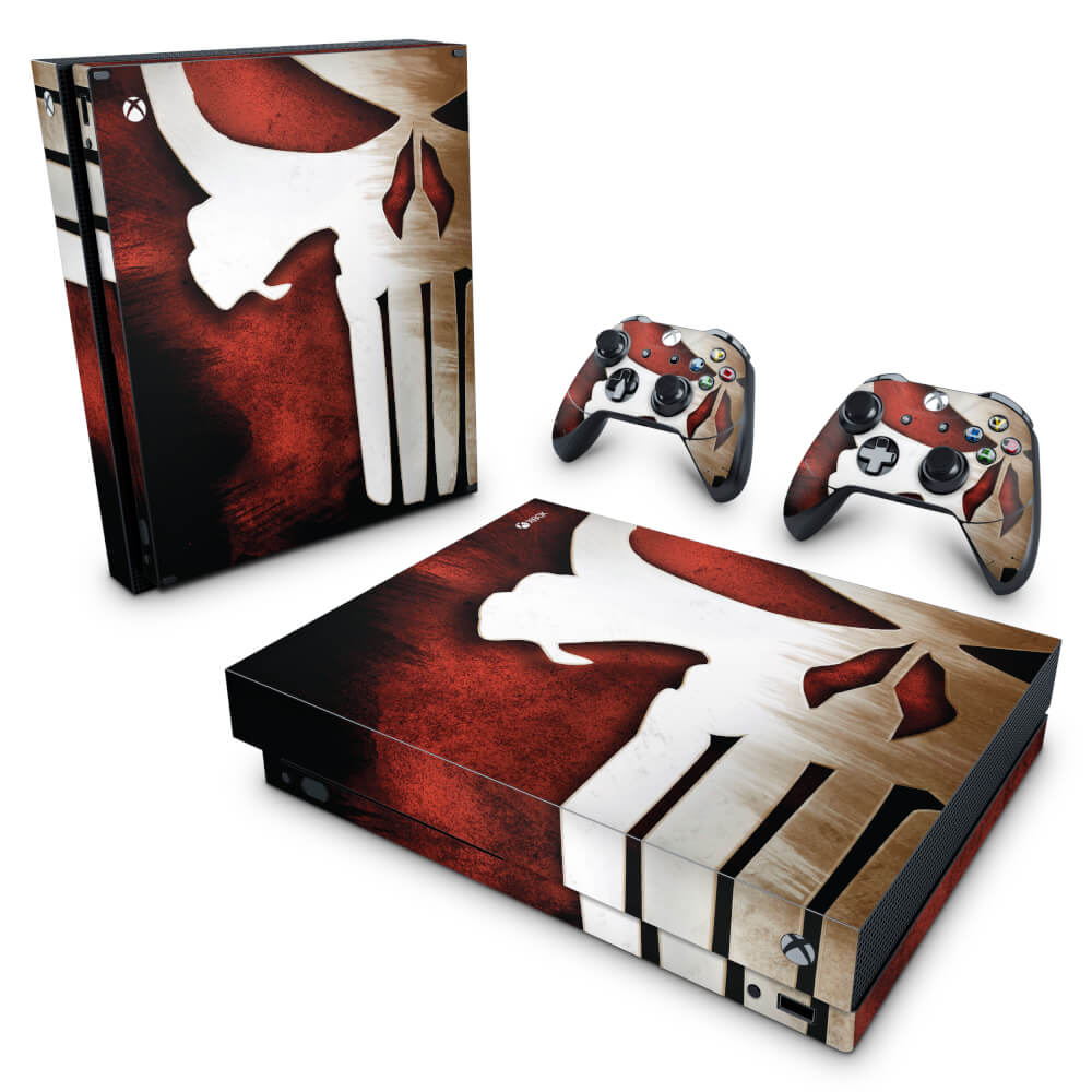 Skin Anti-Rage Xbox One X - The Punisher Justiceiro