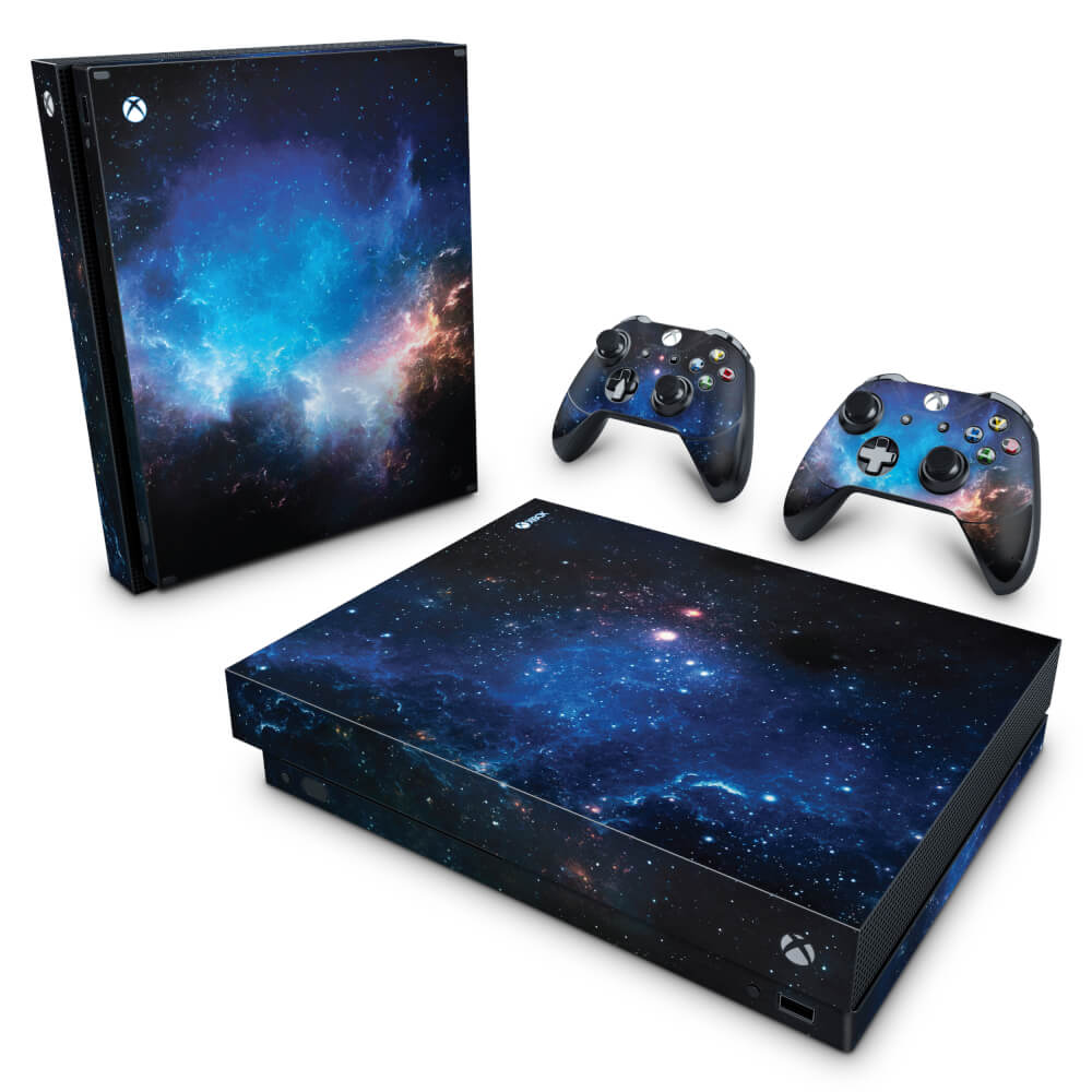 Skin Anti-Rage Xbox One X - Universo Cosmos