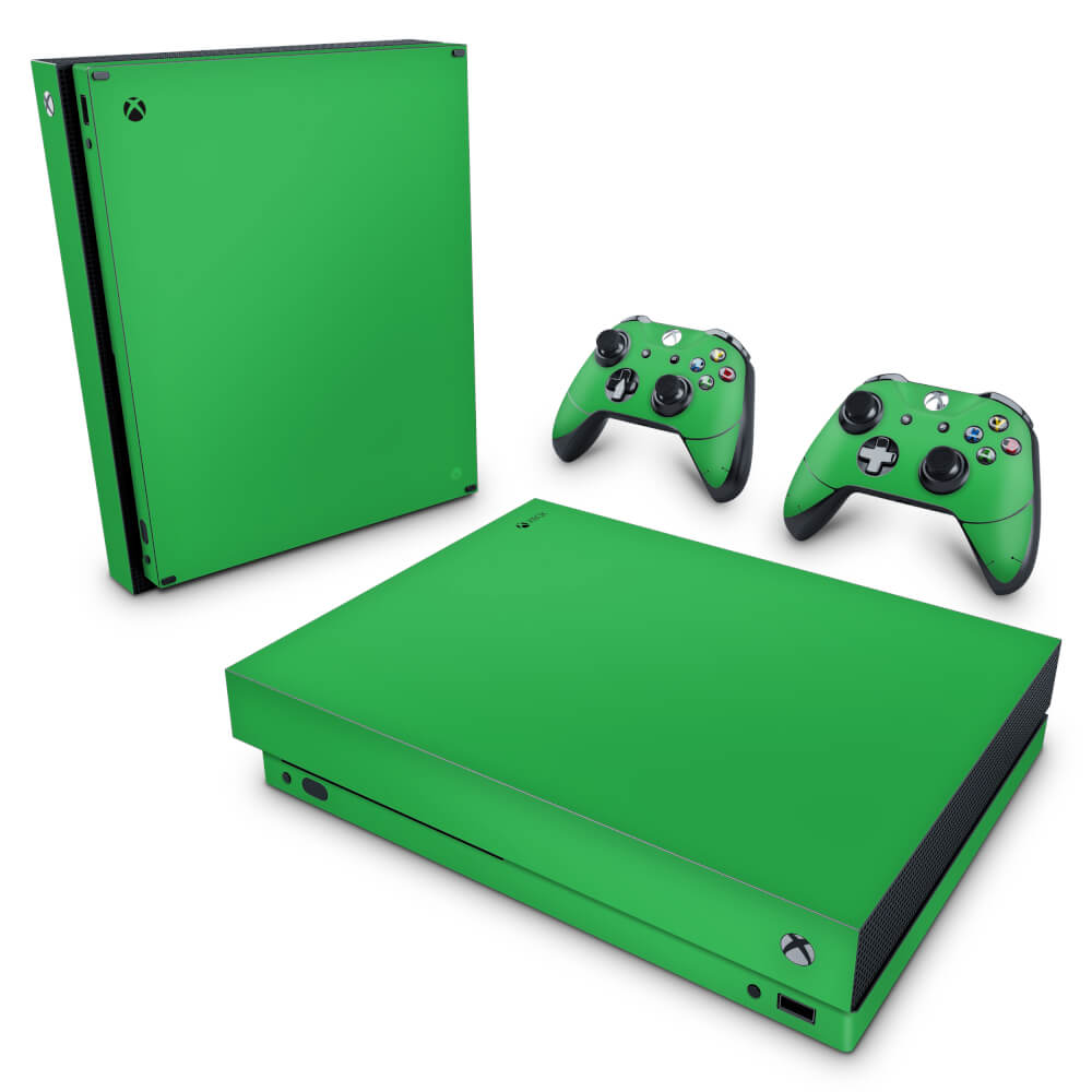 Skin Anti-Rage Xbox One X - Verde Grama