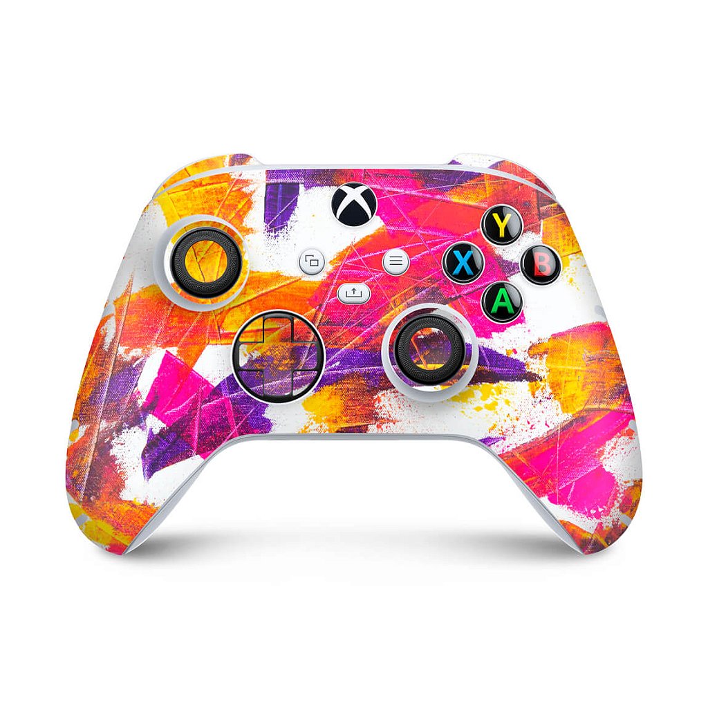 Skin Anti-Rage Xbox Series S X Controle - Abstrato #103