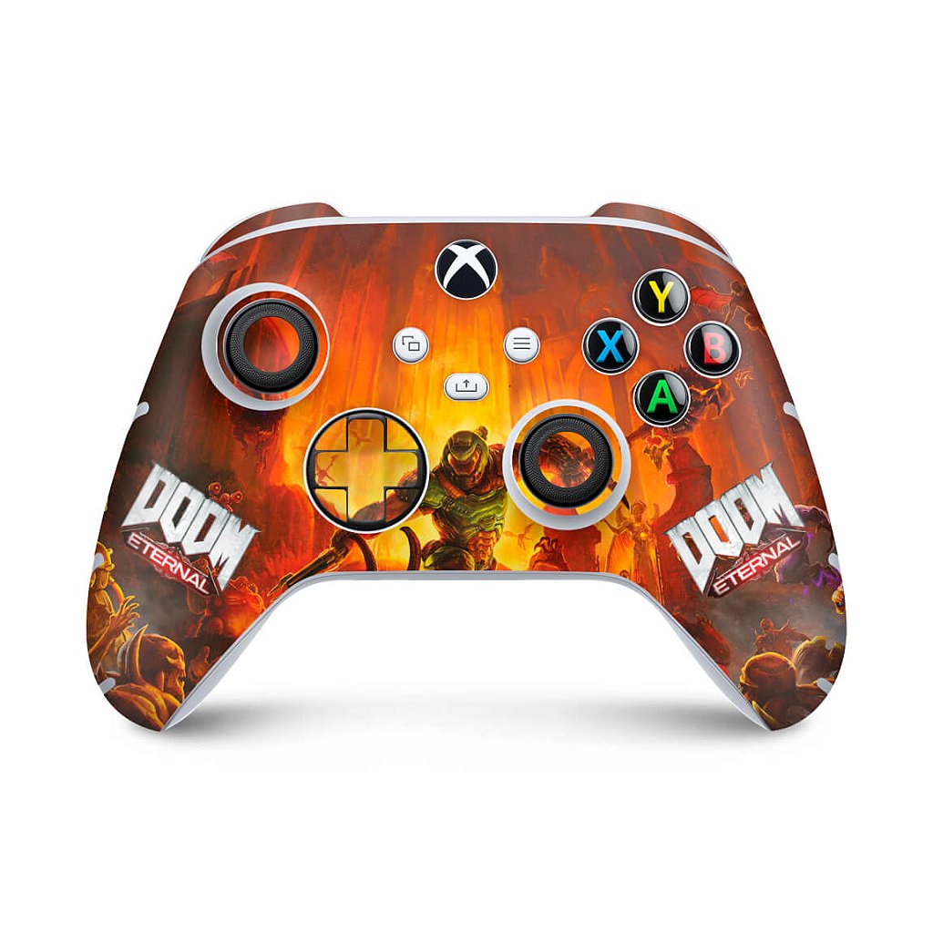 Skin Anti-Rage Xbox Series S X Controle - Doom Eternal
