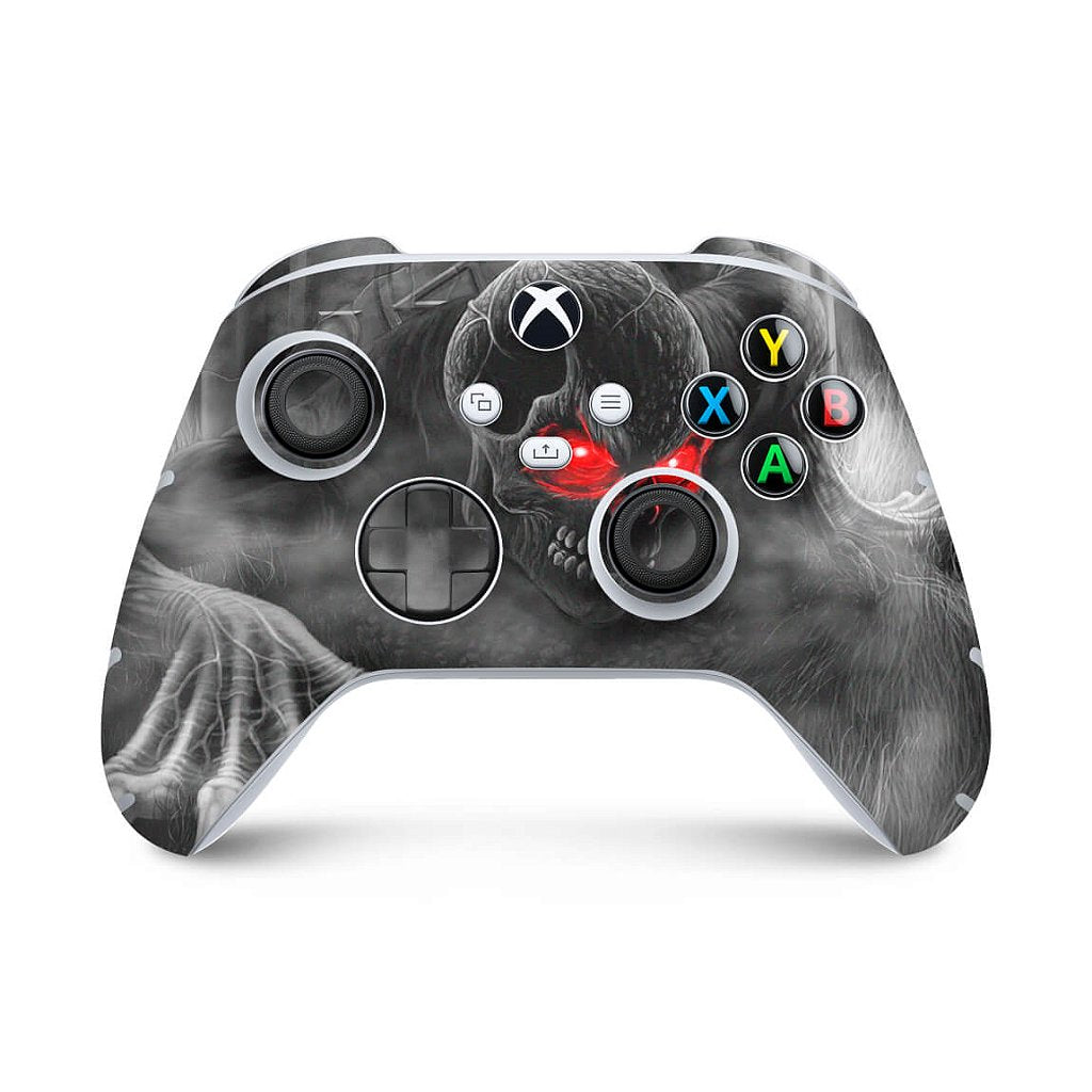 Skin Anti-Rage Xbox Series S X Controle - Caveira Skull