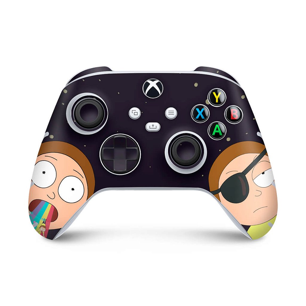 Skin Anti-Rage Xbox Series S X Controle - Morty Rick And Morty