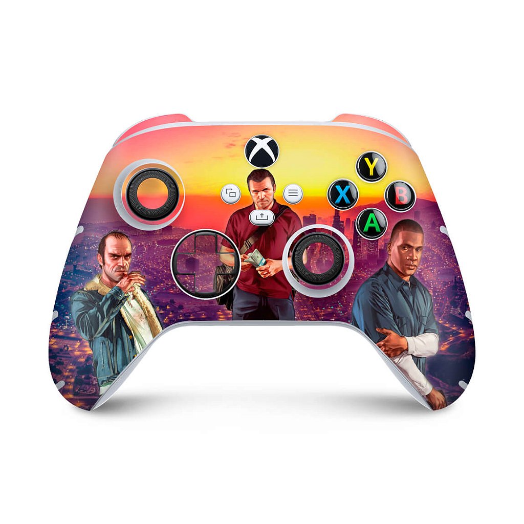 Skin Anti-Rage Xbox Series S X Controle - GTA V