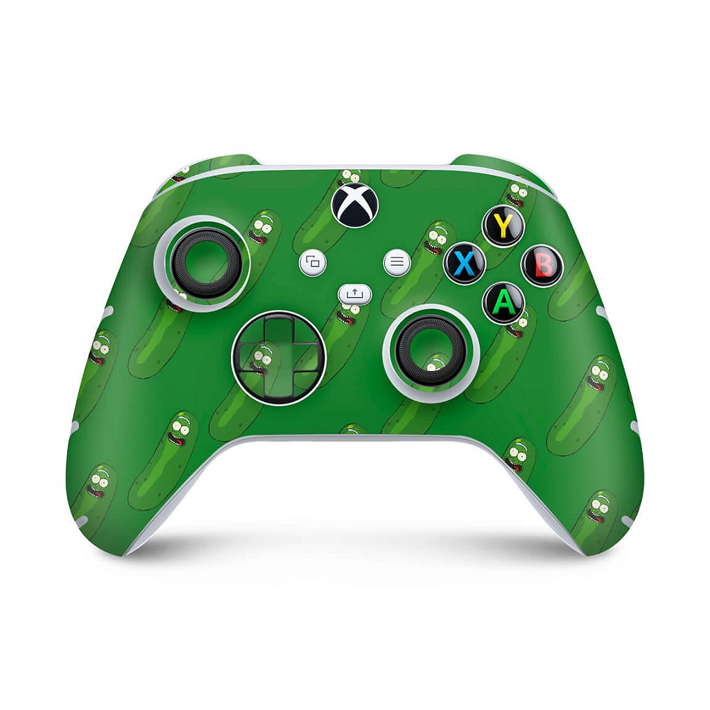Skin Anti-Rage Xbox Series S X Controle - Pickle Rick And Morty