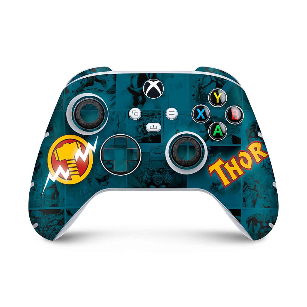 Skin Anti-Rage Xbox Series S X Controle - Thor Comics