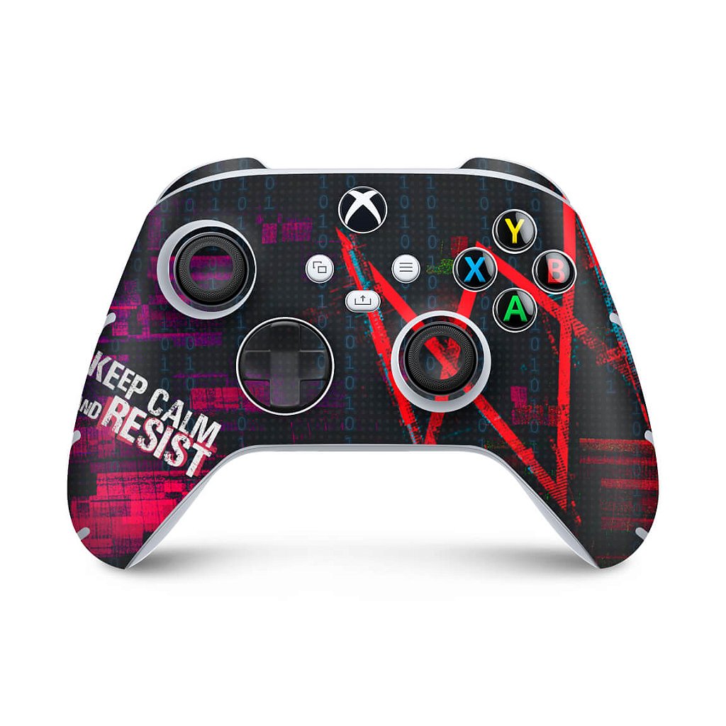 Skin Anti-Rage Xbox Series S X Controle - Watch Dogs Legion