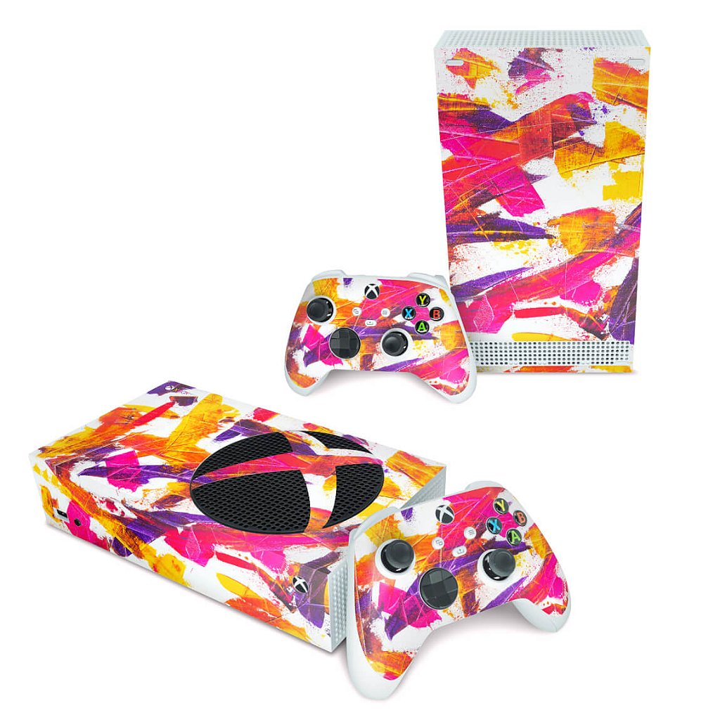 Skin Anti-Rage Xbox Series S Horizontal - Abstrato #103