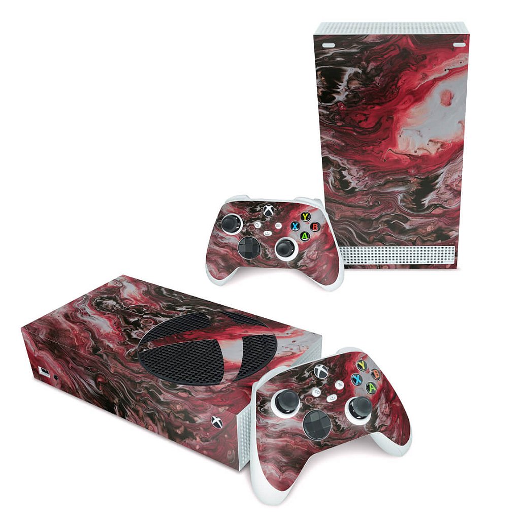 Skin Anti-Rage Xbox Series S Horizontal - Abstrato #104