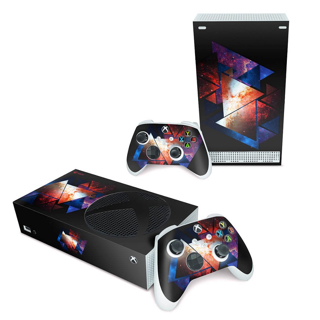 Skin Anti-Rage Xbox Series S Horizontal - Abstrato #90
