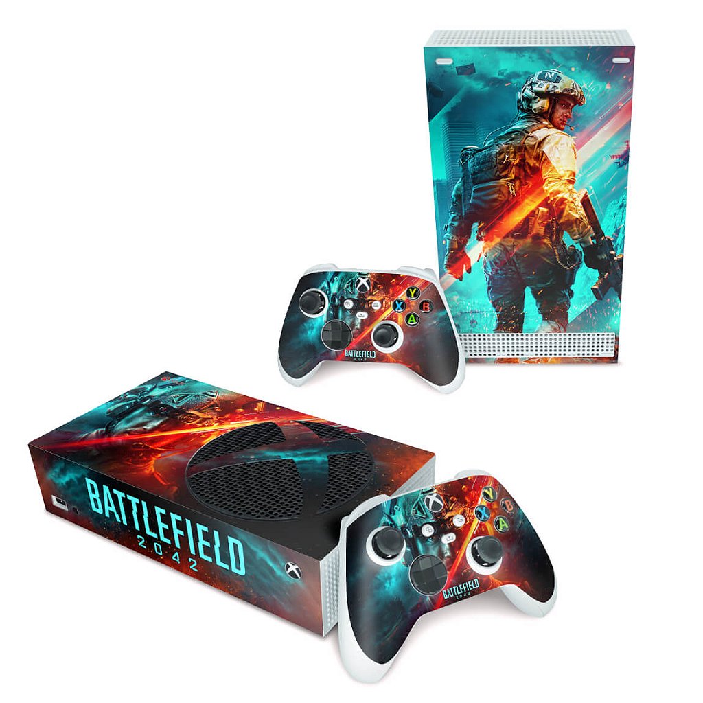 Skin Anti-Rage Xbox Series S Horizontal - Battlefield 2042