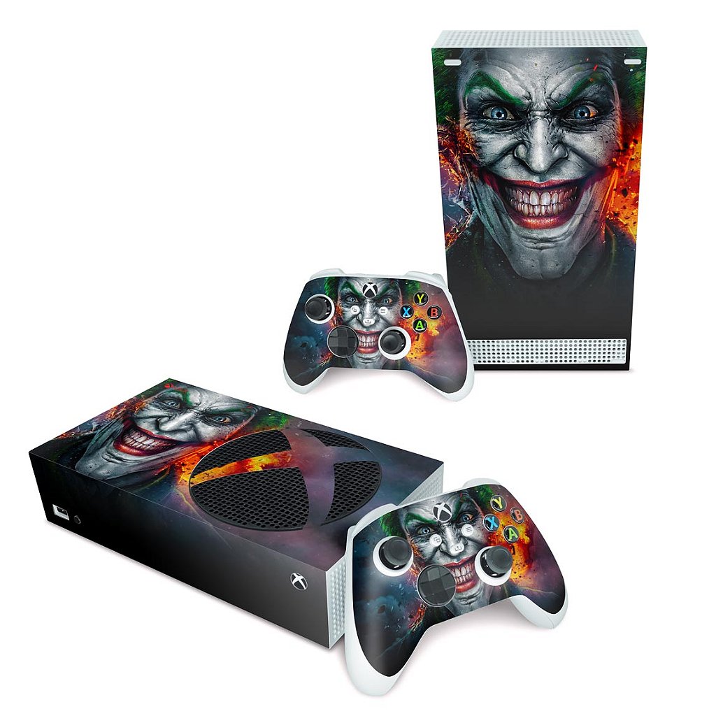 Skin Anti-Rage Xbox Series S Horizontal - Coringa Joker