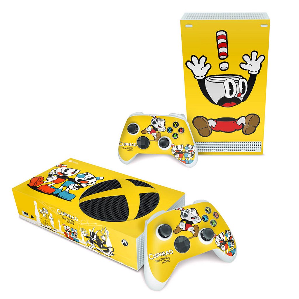 Skin Anti-Rage Xbox Series S Horizontal - Cuphead