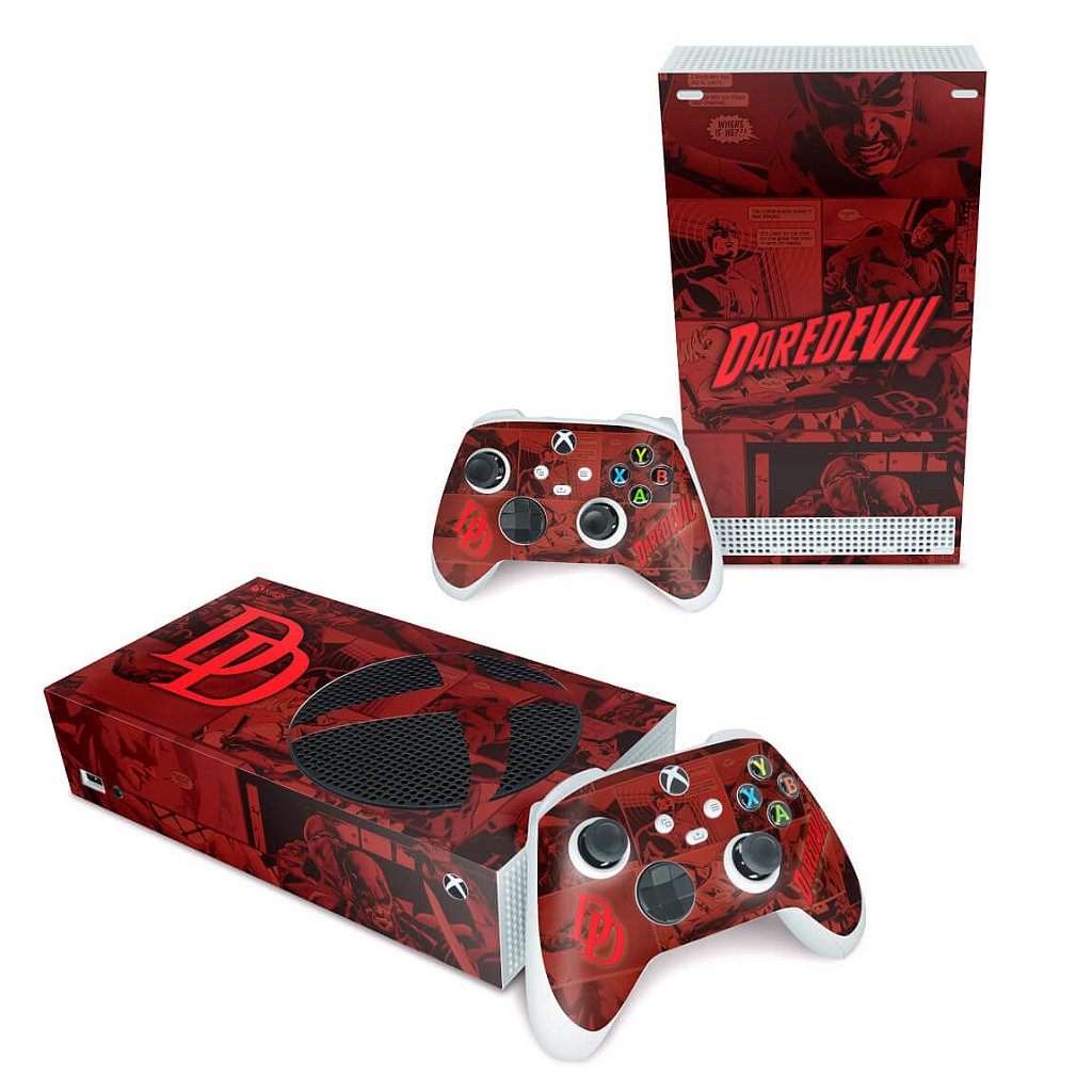 Skin Anti-Rage Xbox Series S Horizontal - Daredevil Demolidor Comics