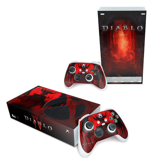 Skin Anti-Rage Xbox Series S Horizontal - Diablo IV 4
