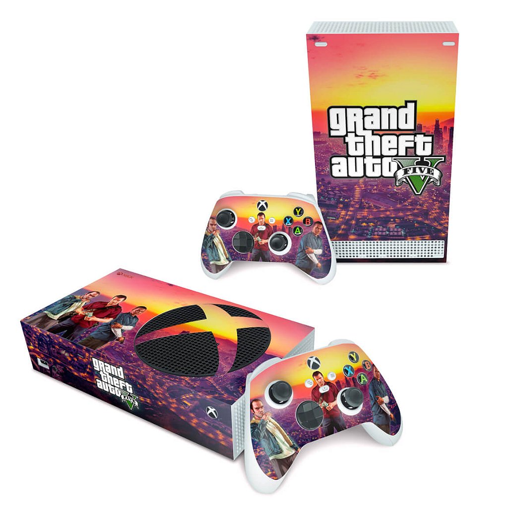 Skin Anti-Rage Xbox Series S Horizontal - GTA V