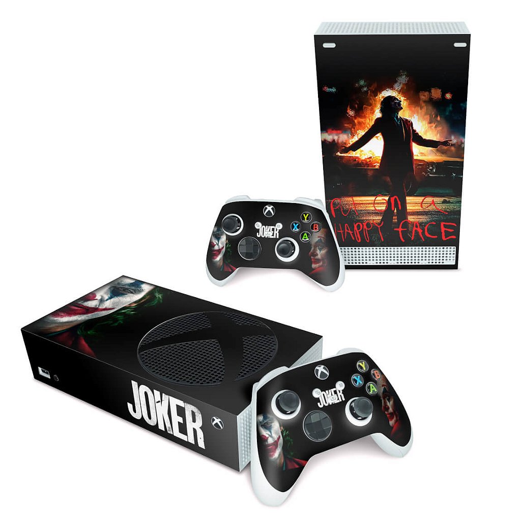 Skin Anti-Rage Xbox Series S Horizontal - Joker Filme