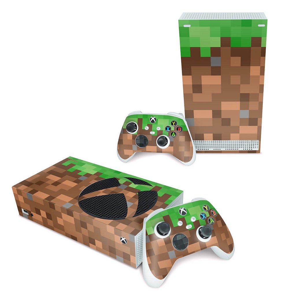 Skin Anti-Rage Xbox Series S Horizontal - Minecraft
