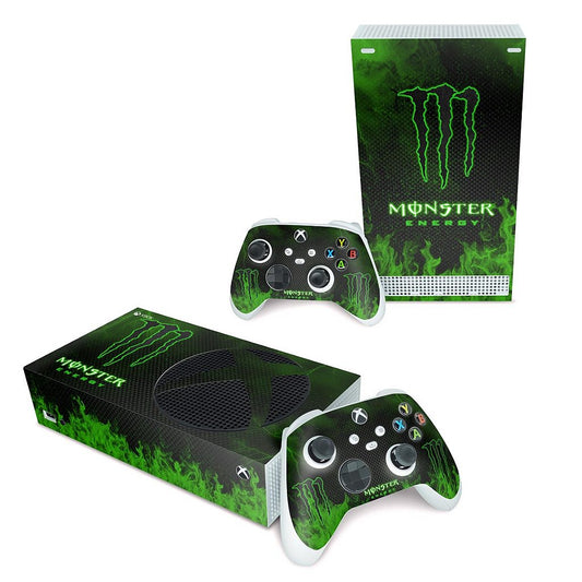 Skin Anti-Rage Xbox Series S Horizontal - Monster Energy Drink